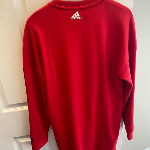 Red lunar adidas sweater dress - Picture 4 of 4
